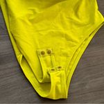 ZARA asymmetrical one shoulder bodysuit pistachio green size S NWT Photo 5