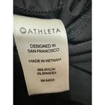 Athleta Women's Black Elastic Waist Ankle Zip Tapered Activewear Sweatpants Sz 4 Photo 4