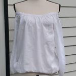 Old Navy  Stitched Pineapple Off the Shoulder Shirt Photo 0