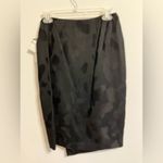 Finity Studio Wrap Front Skirt Black New Womens size 6 secretary classic mobwife Photo 6