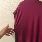 Eileen Fisher  Crew Neck Boxy Dress in Berry Magenta - Size Large Photo 1