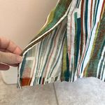 Peck & Peck  Open Front Duster Womens Large Linen Blend Multi Color NWT Photo 4