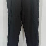 Johnny Was  Black Drawstring Waist Jogger Pants size medium‎ Photo 0