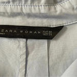 ZARA High Low Shirt Dress Light Blue Size XS Photo 2