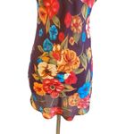 Farm Rio Vintage Floral Slip Dress V Neck Spaghetti Strap Mini Photo 3