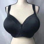 Playtex EUC   WOMENS SZ 44DDD WIDE STRAP BLACK BRA Photo 1
