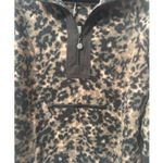 Johnny Was NWT! Calme Half Zip Fleece Leopard Pullover (Runs Large) - Size XS Photo 9