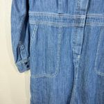 Boden Hattie Denim Chombery Shirt Dress Women's US 10P Blue Long Sleeve Pockets Photo 7