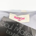 Peach Love California Womens Dress M Bull Skull Print Western Boho Rodeo USA Photo 6