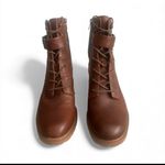 Zodiac  Brown Leather Ankle Boots Size 10 Photo 5