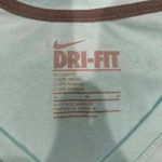 Nike  dri-fit blue long sleeve sheer top in size medium Photo 3