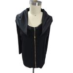 Chico’s Traveler Black Zip Front Top Size 2 Excellent Size L Photo 4