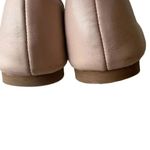 Saks 5th Avenue Saks Fifth Avenue Inez Leather Balllet Blush Pink Black Bow Flats Cap Toe Sz 10 Photo 5