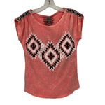 Cowgirl Legend Embellished Coral Pink Tee S Photo 1