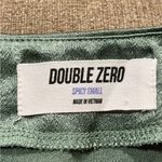 Double Zero Cowl Neck Sage Green Satin Slip Mini Dress - Size Small Photo 8