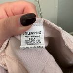 PaperMoon  Two-Tone Jean Shorts in White and Pink Photo 3