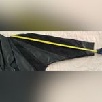 Preston & York Vtg 80s Leather Coat sz M BLack Embossed Paisley Suede Modern Photo 12