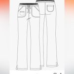 Heart soul  Scrub Pants in Black M Photo 1