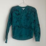 Joy Lab Teal Marbled Pullover Photo 1