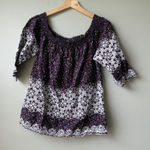 Kut From The Kloth Kut‎ from the Kloth Small navy blue with multicolored flowers Photo 0