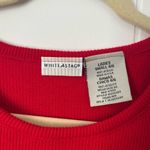 White Stag Vintage 90’s  Red Sleeveless Sweater Star USA Americana Small Photo 2