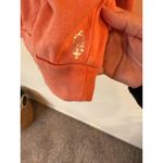 Free People  Movement Kangaroo Pocket Drawstring Hoodie Orange Women's Size XS Photo 3