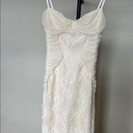 House Of CB House‎ of CB 'Felicia' Vanilla Chiffron & Lace Gown NWOT size S Photo 12