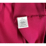 Pink Rose  Sweater Women Medium Pink Ribbed Cropped Colorful Preppy Office Casual Photo 5