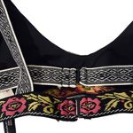 TAVIK Swimwear Deneuve Black Tribal Trim Bikini Swimwear Top Women Sz S Photo 3