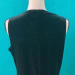 Ronni Nicole  Women's Long Black Velvet Dress Photo 4