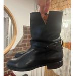 Madewell  Women’s The Biker Leather Boots 7 Black Photo 3
