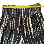 Cupshe  | Black White Abstract Smocked Waist Wide Leg Lightweight Large Petite Photo 3