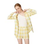Rag and Bone  Margot Plaid Blazer in Yellow 6 Womens Jacket picnic Photo 12