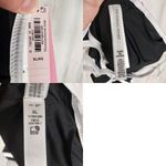 Victoria's Secret NWT  Nero Black White Iconic Scoop Bikini Top Women's Size XL Photo 8