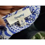 Freeway Apparel Boutique Freeway Women's Blue & White Polyester Long Sleeve Round Neck Romper S Photo 8