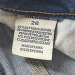 BKE  Billie slim fit high rise ankle skinny distressed denim jeans size 26 Photo 14