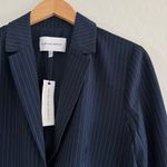 NWT Cupcakes & Cashmere Night Sky Dark Blue Navy Pinstripe Pocket Blazer Size M Size M Photo 5