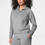 Spanx  Women's AirEssentials Half Zip gray XL sold out Photo 0