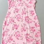 Pastel Pink Rose Roses Floral Lace Bodycon Mini Dress Size M 🌹✨ Size M Photo 0