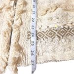Boutique Oversized Trendy Ivory Knit Boho Jacket Photo 6