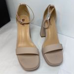 Chunky Block Heels Square Open Toe Ankle Strap Sandals Women’s 8.5 wedding Photo 2