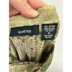 Kaktus Tie Dye Midi Skirt XL Green Orange Boho Hippie Festival Earthy Granola Photo 2