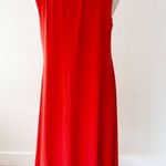 Eileen Fisher  Cowl Neck K/L Dress Firefly Orange | Small Photo 7