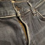 AGOLDE  Dark Wash Frayed Ankle Zipper Fly Skinny Jeans Women's size 27 Photo 2