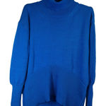 Princess Polly Colbolt Blue Knit Larnee Turtleneck Womens Sweater Blue Small Photo 0