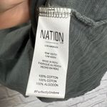 Nation Ltd  Jonnie Snap Long Sleeve Top in Hunter Green Size L Womens Photo 4