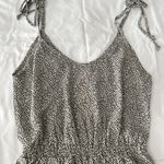 Sienna Sky White And Black Tie Detail Tank Top Photo 1