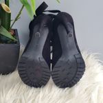 Nine West INESELLA Black Peep Toe Tie Up Pumps Size 6M Photo 6