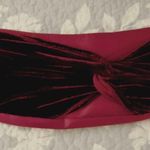 Unbranded Women’s Dark Pink Velvet Makeup Zip Photo 0