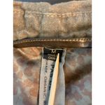 Pas de Calais Linen Leather Cowhide Silk Button Front Lagenlook Jacket Coat Tan Size M Photo 8